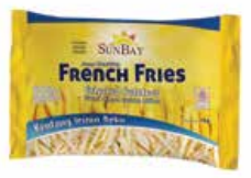 Frozen Shoestring French Fries 1 kg